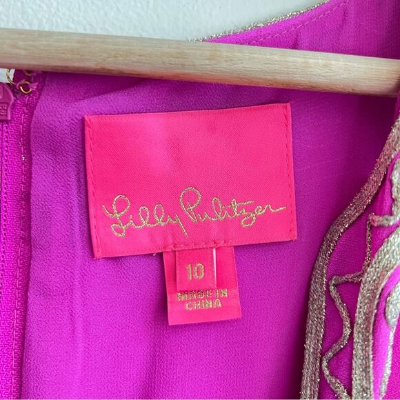 Lilly Pulitzer Sandrah Embroidered Maxi Womens size 10 - Picture 8 of 11
